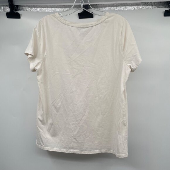 J.Jill Womens More Love Compassion Tee Embroidered Size Medium - Picture 7 of 8